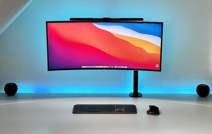 Quntis Monitor light Test: Best lighting for working