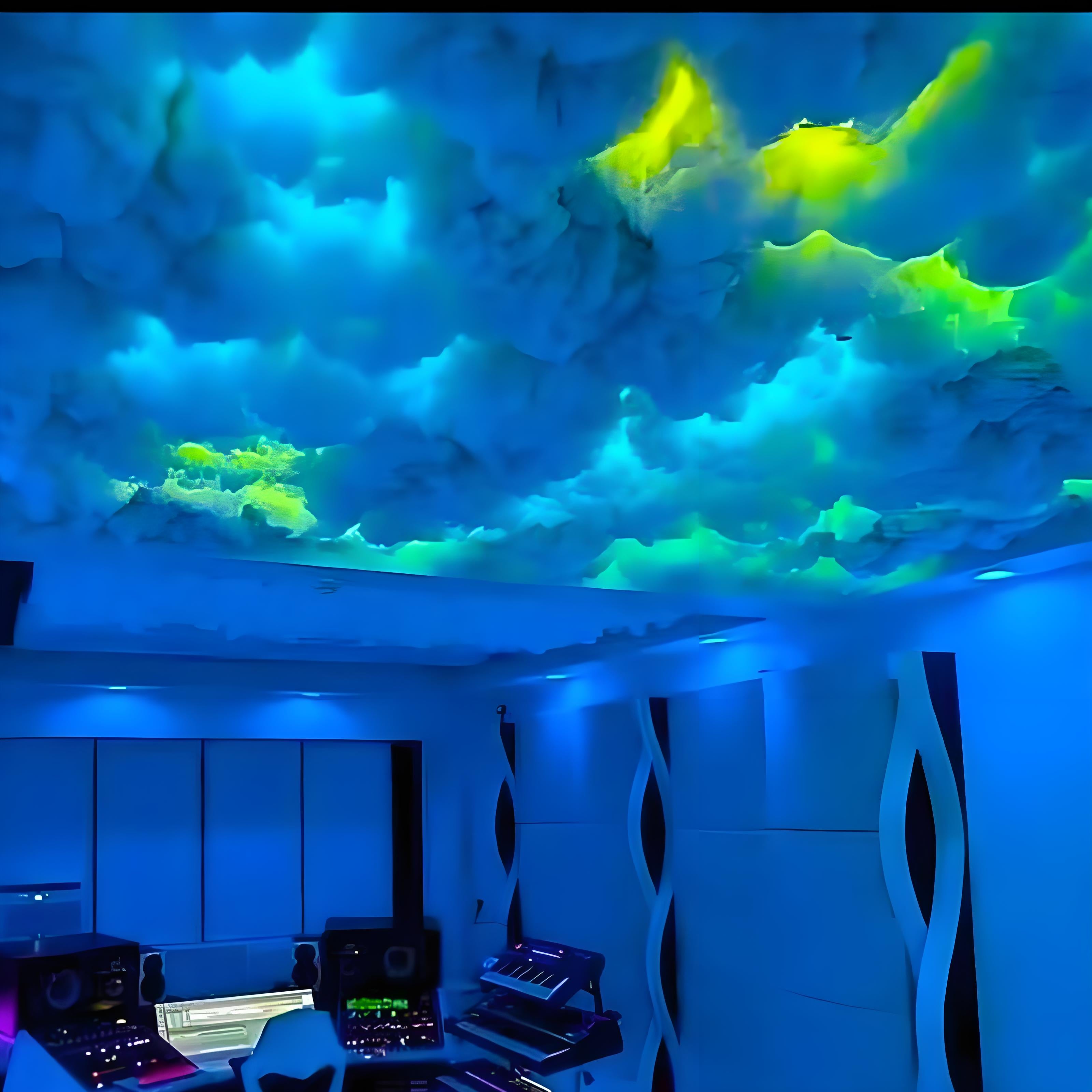 Smart Thunder Cloud Light with App Control – RGB Lightning Cloud Lamp for Gaming Room, Bar, DIY Decor, Stream Setup, or Murder Mystery Events – Voice & Sound Reactive