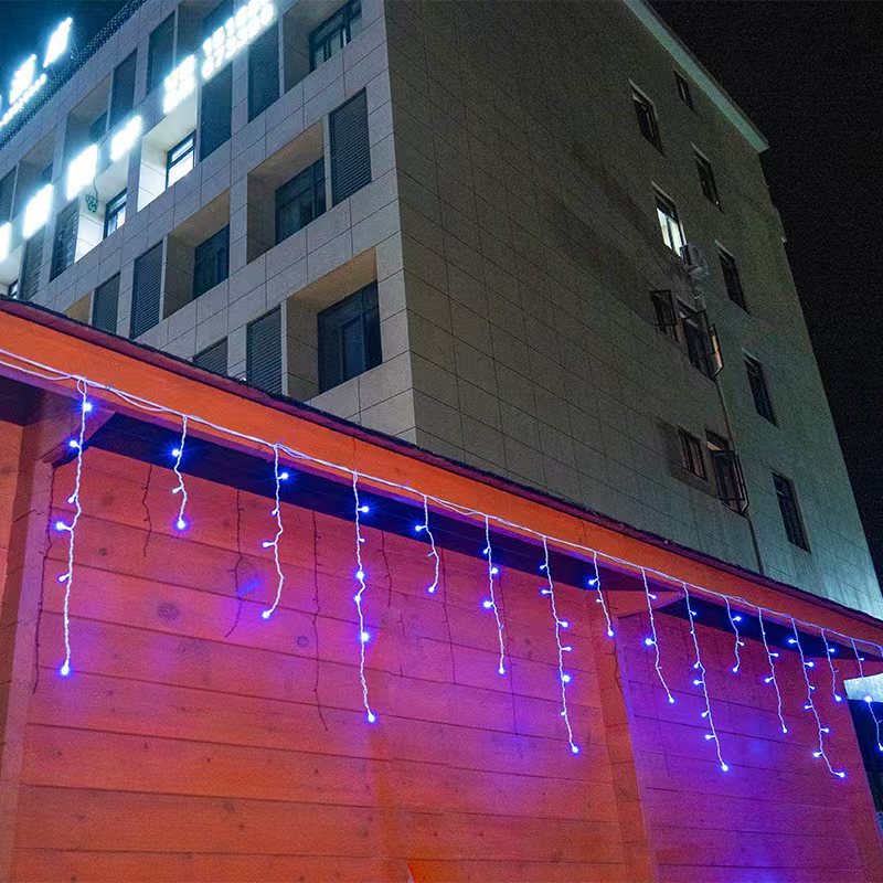 Quntis Luci a Tenda LED Impermeabili 164FT – Luci a Ghiacciolo a Bassa Tensione 36V per Decorazioni Festive e Eventi
