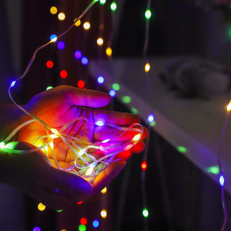 Luzes de Cortina LED Fluídas com Controlo Remoto - Luzes a Piscar para Decoração de Férias e Festas