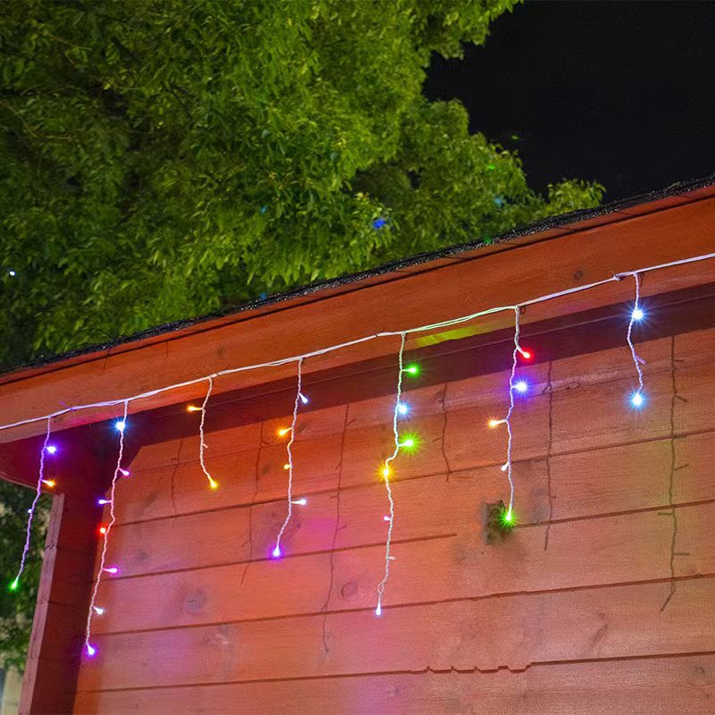Quntis Luci a Tenda LED Impermeabili 164FT – Luci a Ghiacciolo a Bassa Tensione 36V per Decorazioni Festive e Eventi