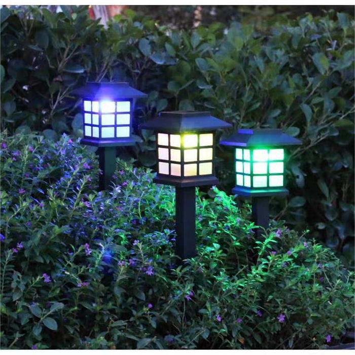 Luzes de Jardim ao Ar Livre LED Solar - Luzes de Caminho à Prova de Água para Jardim, Quintal, Pátio