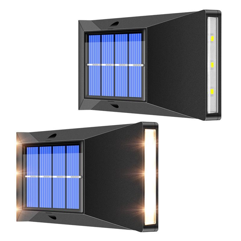 Apliques de Pared LED Solares – Luces Decorativas Solares para Jardín, Cercas y Espacios Exteriores