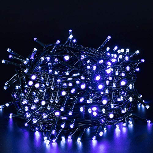 Battery Operated String Lights, Quntis 132ft 300 LED Battery Powered  Christmas Tree Lights, 8 Modes Timer Waterproof Holiday Lights for  Christmas Party Home Courtyard Fairy Lights Warm White 