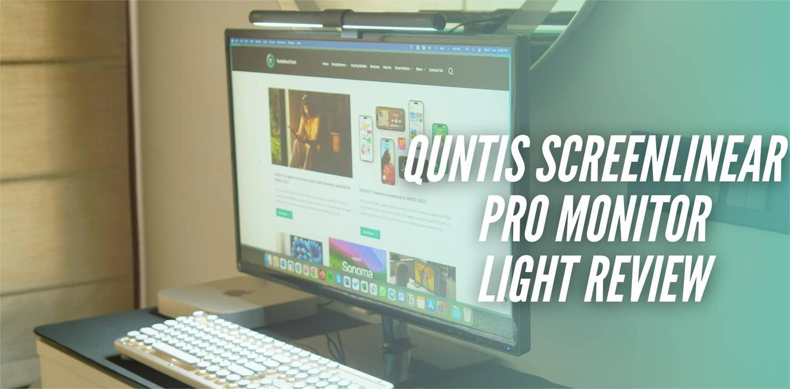 quntis curved monitor light bar pro