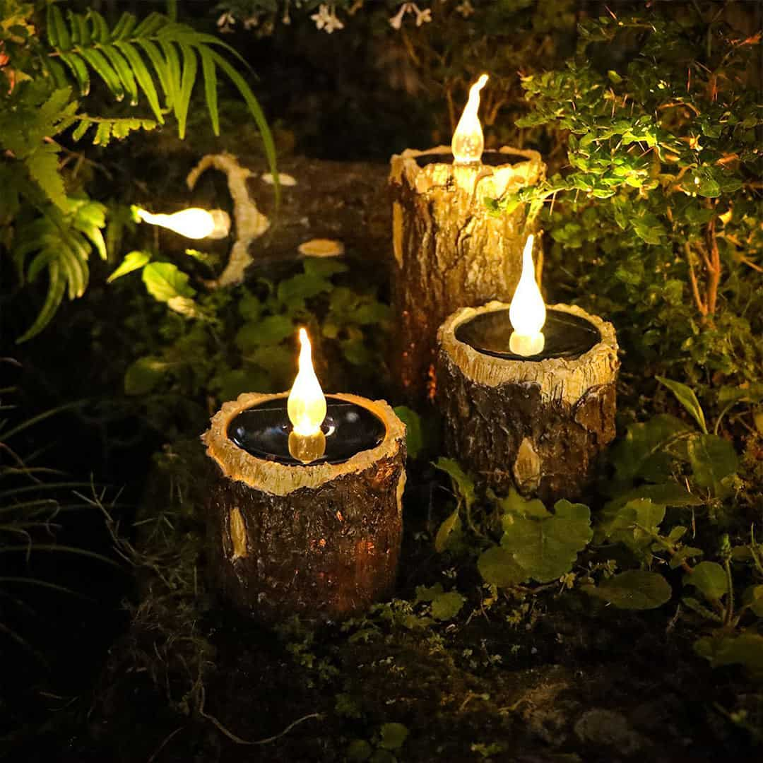 Solar on sale candle lights