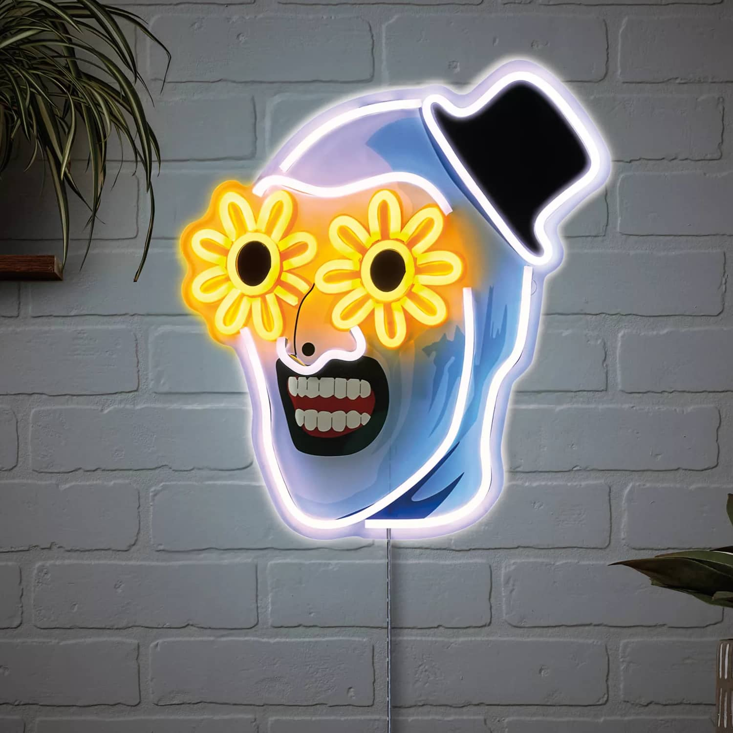 Art the Clown Neon LED Light -Terrifier, Artistic Neon Sign Decor for Living Rooms, Cafés, and Creative Spaces