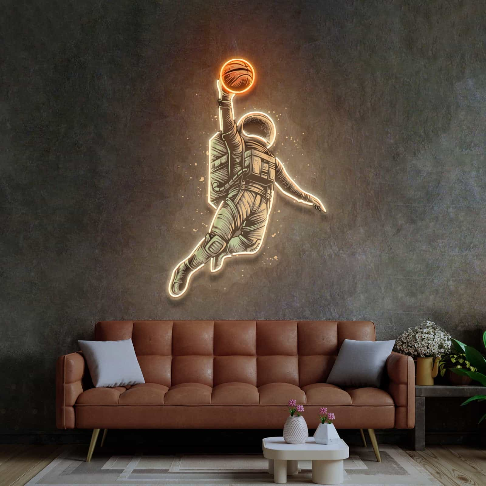 Dynamic Astronaut Design,Perfect for Game Rooms, Sports Bars, Kids' Rooms