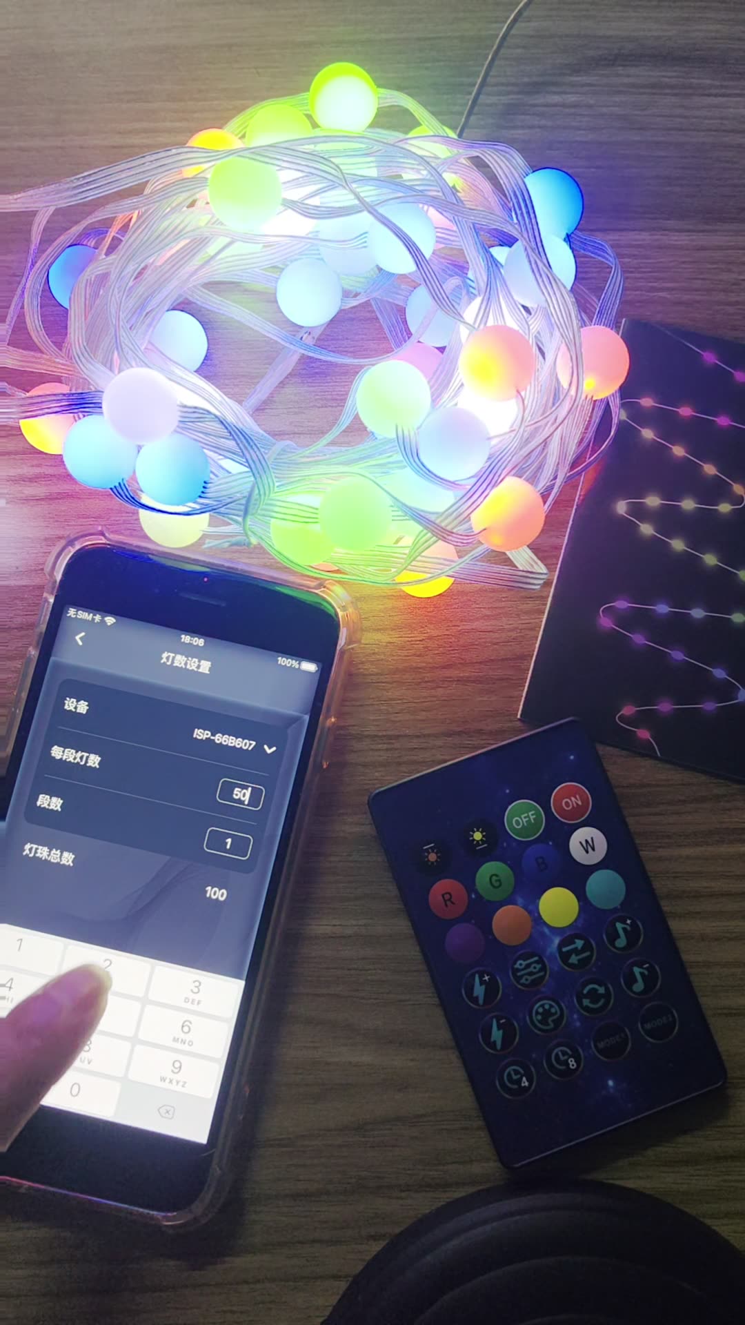 Quntis IP68 RGB Globe String Lights, Waterproof Outdoor Pixel-Control Lights with Bluetooth APP ¨C Perfect for Christmas, Holiday, and Camping Ambience