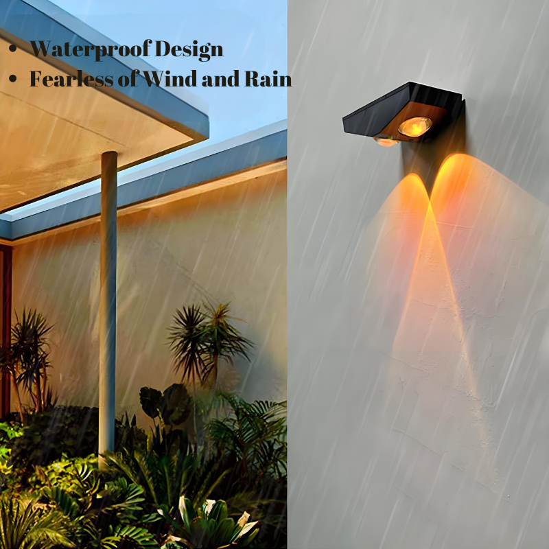 Magic Wings RGB Solar Wall Light ¨C IP67 Waterproof, Outdoor Garden & Atmosphere Light, Best-Selling LED Wall Lamp