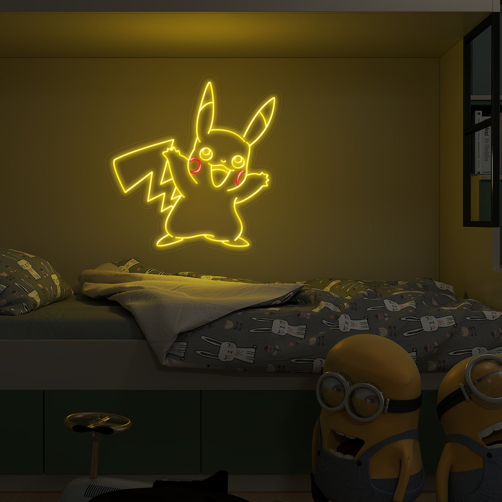 Pokemon Neon light puzzle fashion