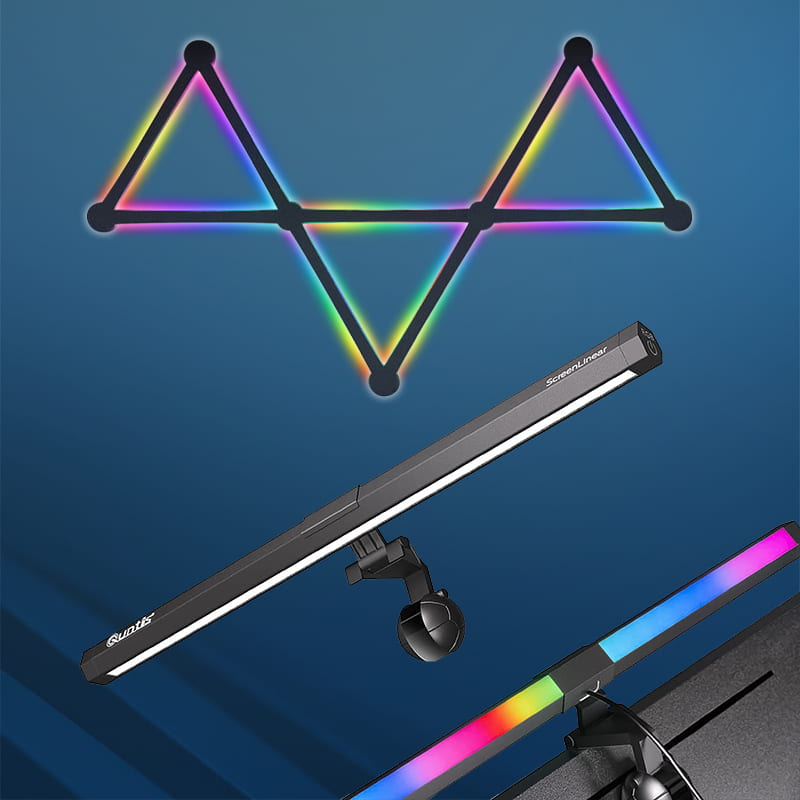RGB Monitor Light Bar ＆ Wall Light Lines Bundle