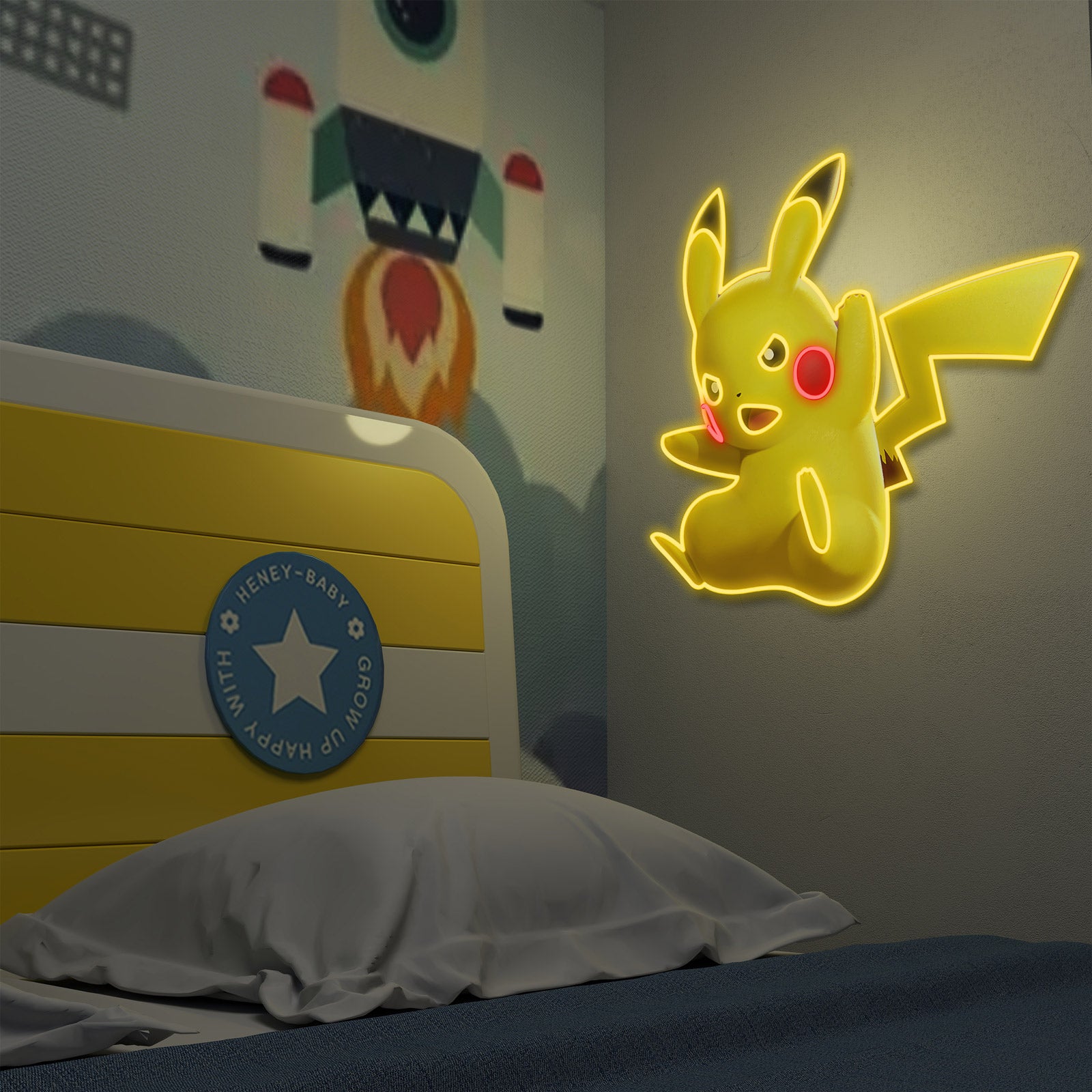 Pokemon Pikachu Neon Light – Adorably Electric, the Ultimate Christmas Gift for Kids and Pokemon Fans