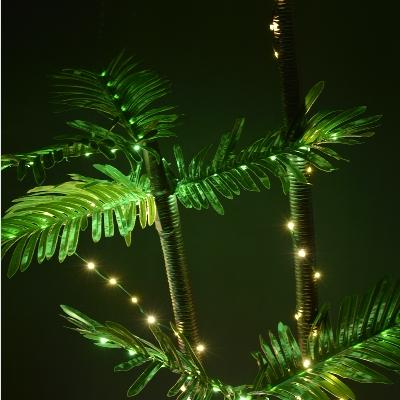 7ft Glowing Palm Tree,LED Decorative Light,Weatherproof festive decor for Indoor/Outdoor Use,Party wedding holiday patio beach decoration lights