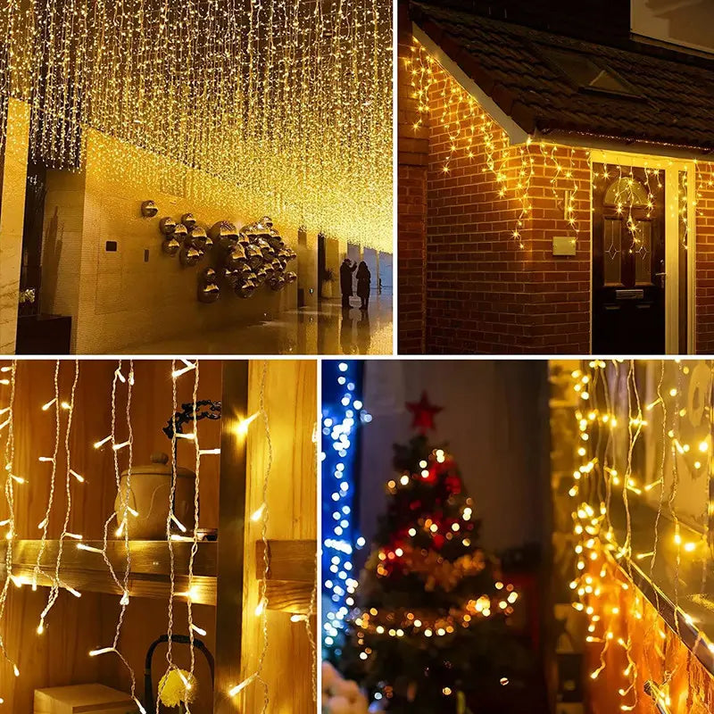 Quntis 33FT 300 LED Solar String Lights – IP44 Waterproof Fairy Lights for Outdoor Holiday & Festive Decor