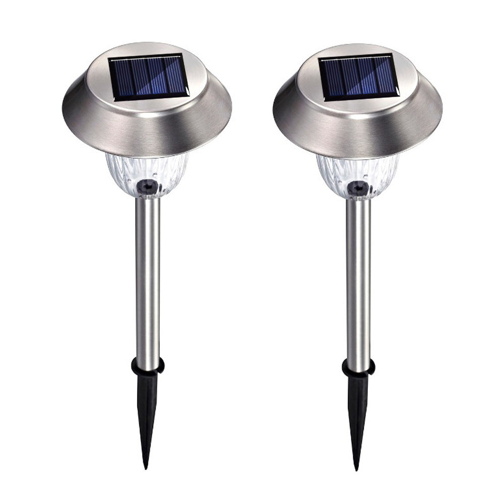 Solar LED Ground Lights – Colorful Stainless Steel Outdoor Garden & Lawn Pathway Lights