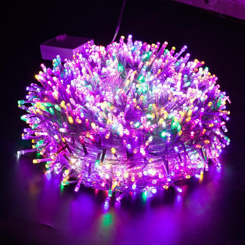 Quntis LED Plug-In Twinkling Starry String Lights ¨C 164ft (50m) with 400 Lights for Outdoor Christmas & Holiday Decoration