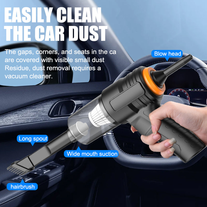 Portable Cordless Hand-held Vacuum Cleaner, Cyclone Suction Wireless Vacuum Cleaner, Rechargeable Strong Suction Vacuum Cleaner Suitable For Cars/Offices/Homes