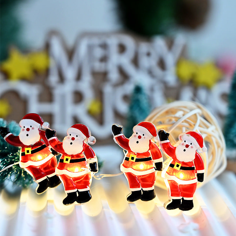 Quntis LED Christmas Decoration Lights ¨C Santa Claus Holiday String Lights for Festive Xmas Decor