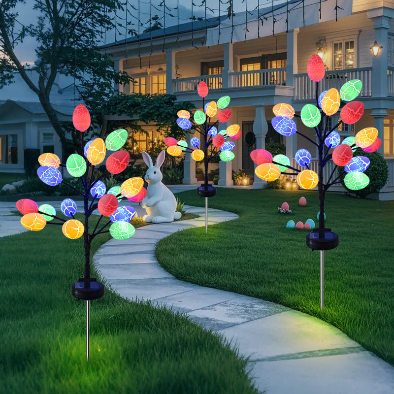 Quntis Solar 5-Layer Fiber Optic Fountain Lights ¨C 4-Pack Waterproof Outdoor Christmas Decor, LED 5-Layer Fiber Lawn Lights for Holiday Ambiance