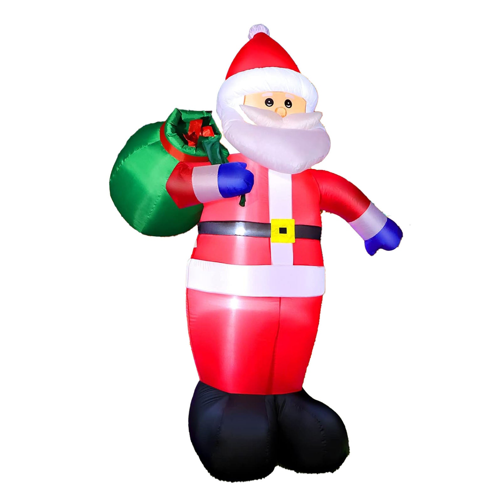 3.6m Inflatable Christmas Santa – LED Lighted Blow-Up Decoration with Gift Bag for Outdoor Holiday Display