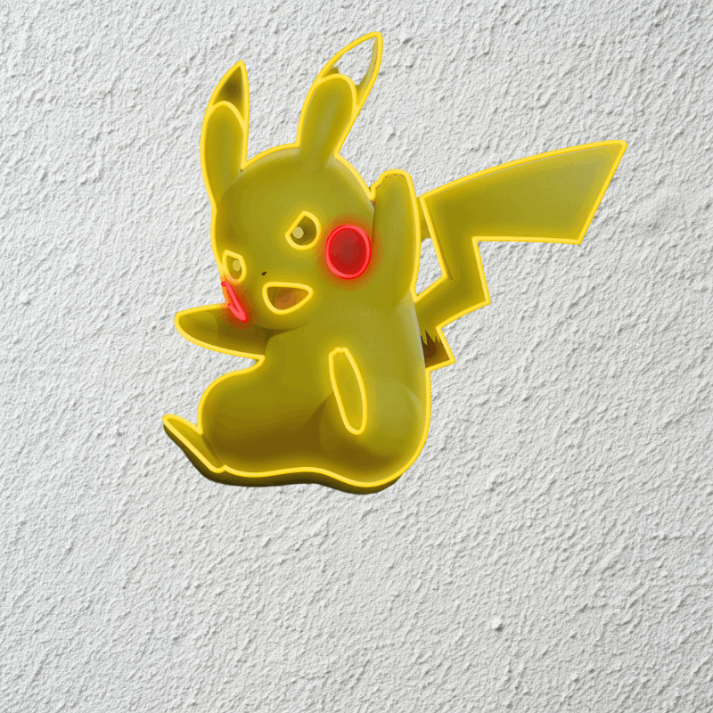 Pokemon Series: Pikachu Neon Light ¨C Adorably Electric, The Perfect Christmas Gift for Kids and Young Pok¨¦mon Fans