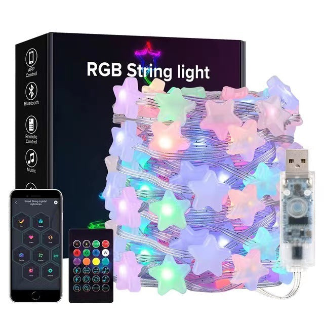 Quntis IP68 RGB Globe String Lights, Waterproof Outdoor Pixel-Control Lights with Bluetooth APP ¨C Perfect for Christmas, Holiday, and Camping Ambience