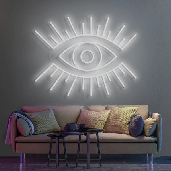 Modern Mystique 'All-Seeing Eye' Neon Sign  for Contemporary Spaces