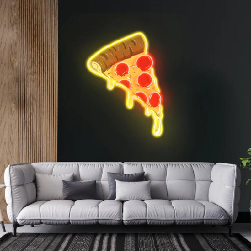 Pizza Neon Sign,Pizza Led Light, Pizza Restaurant Decor,Pizza Shop Neon Sign,Kitchen Wall Decor