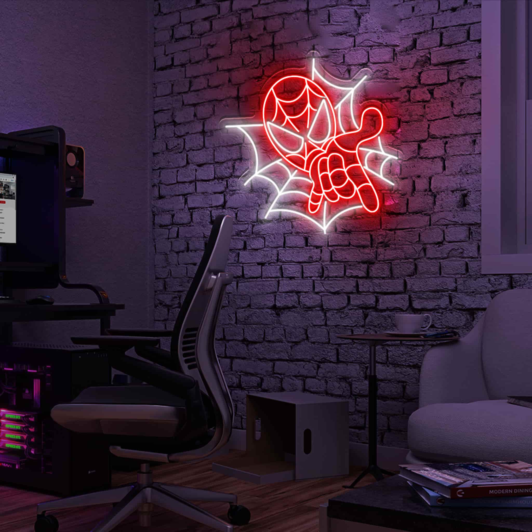 Dynamic Spider-Man Neon Sign – Energetic Décor for Marvel Fans