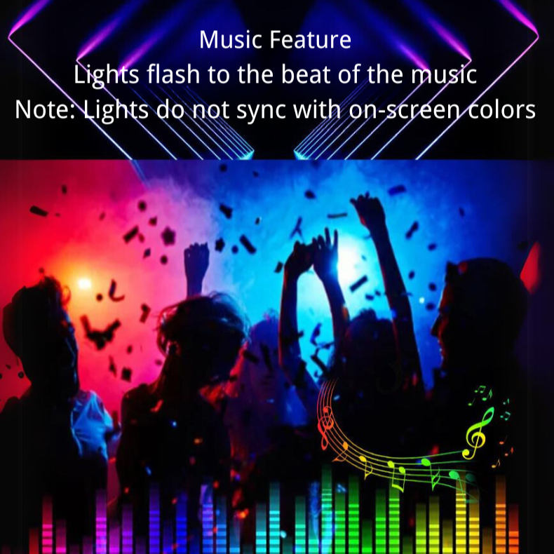 RGBIC 5V Bluetooth Music Dynamic Neon Light Strip - 2m, 3m, 5m DIY Shape Customization, Perfect for Gaming Room Decor