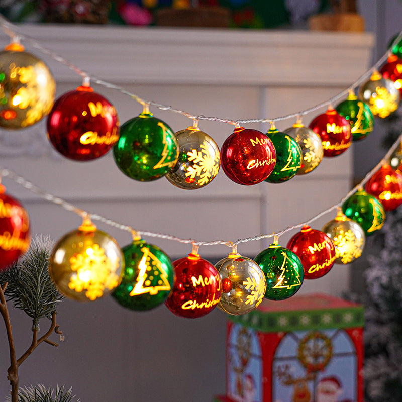 Luci a Stringa di Natale a Stella Placcate in LED, Decorazione Esterna Lampeggiante, Cielo Stellato, Luci per Soggiorno e Albero di Natale