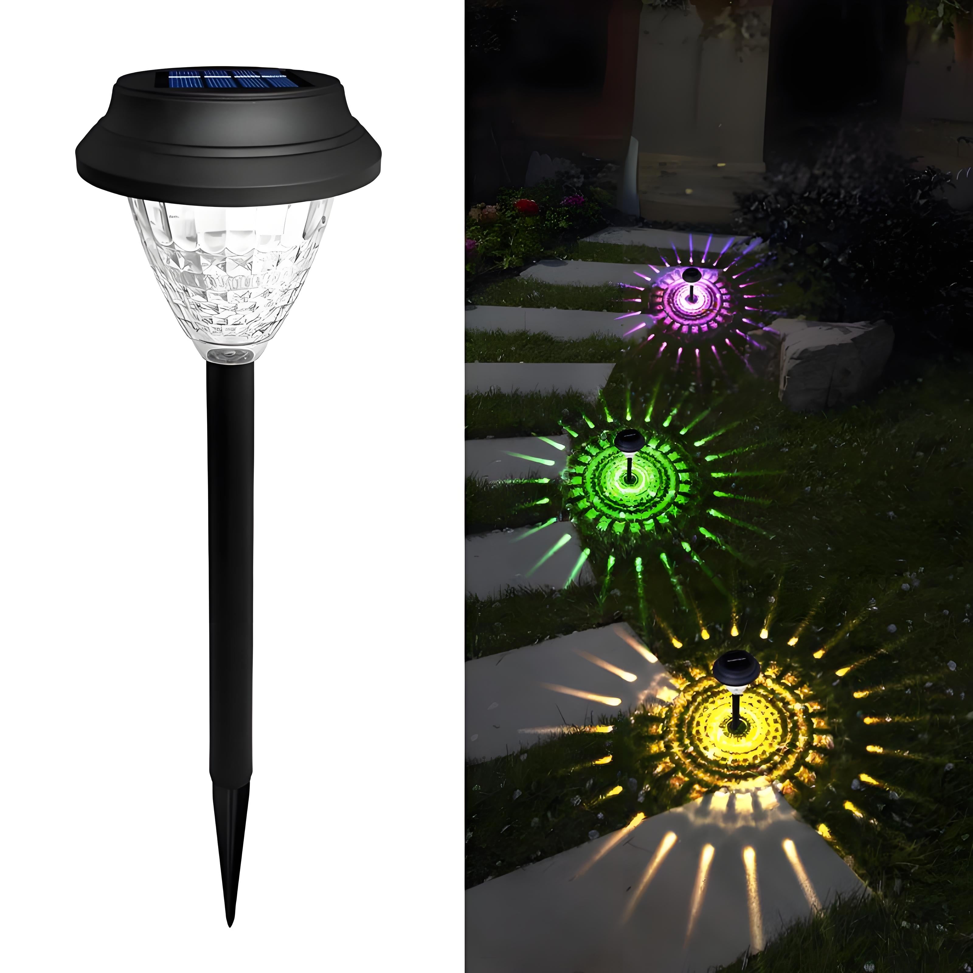 LED Super Bright Outdoor Solar Light Dusk to Dawn for Pathway Garden Patio Yard