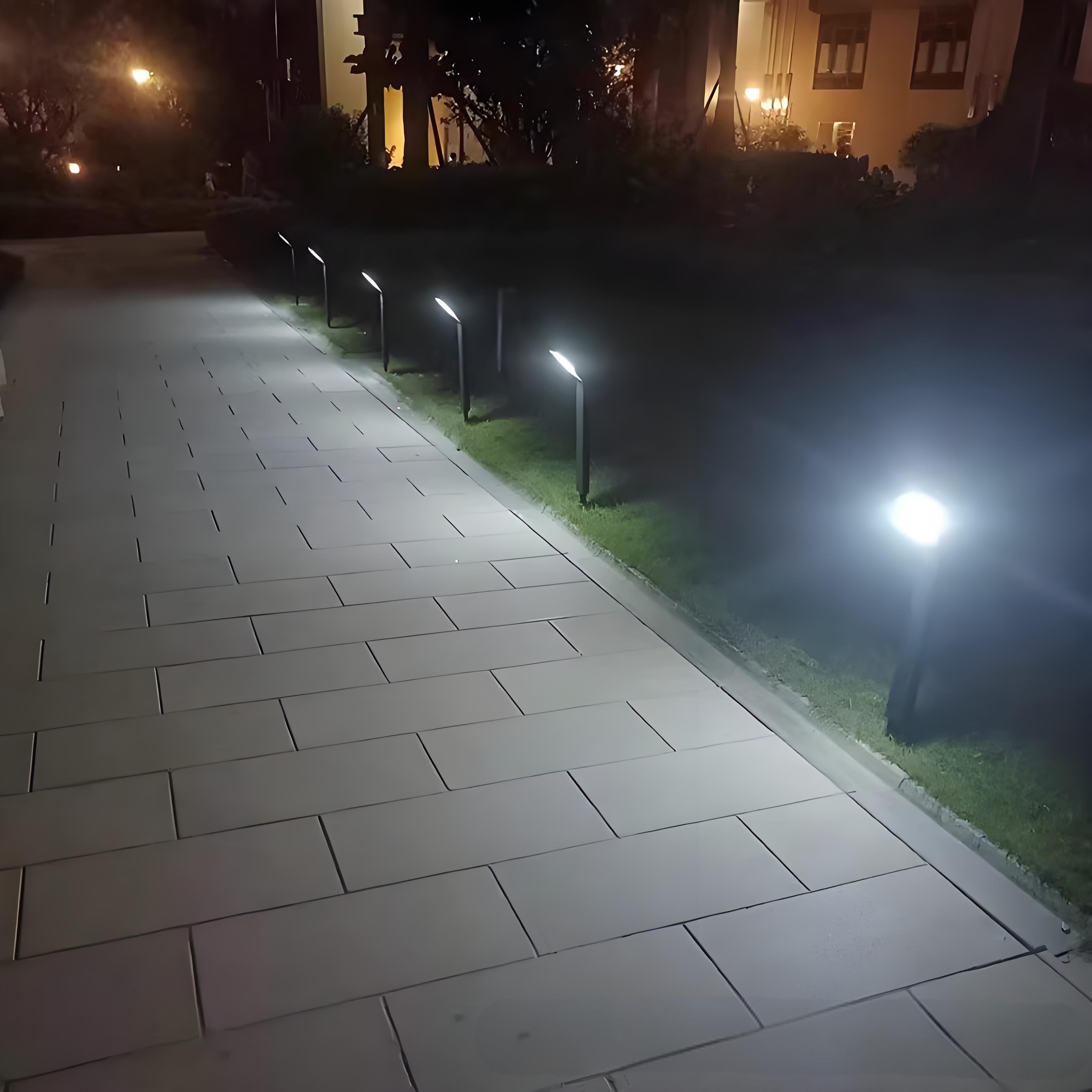 T-Shape LED Solar Garden Lights ¨C Waterproof Outdoor Landscape Lights for Yard & Patio Decor