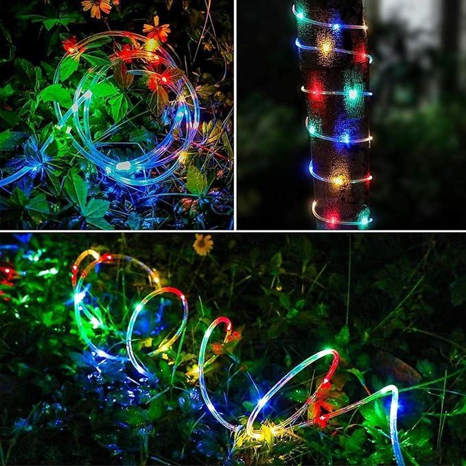 Solar Powered String Lights  8 Modes Fairy Lights Outdoor Decoration Lighting for Garden