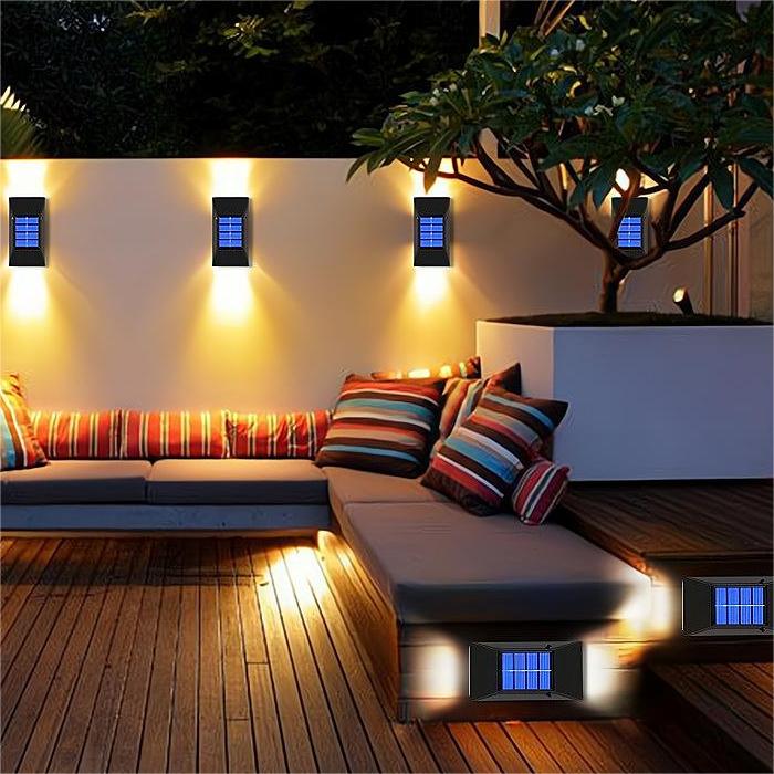 Solar LED Wall Lights,  Garden Decorative Solar Lights, Outdoor Wall Light, Solar Light for Garden