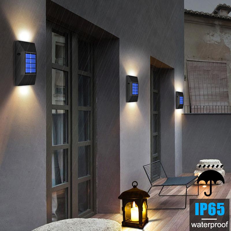 Solar LED Wall Lights,  Garden Decorative Solar Lights, Outdoor Wall Light, Solar Light for Garden