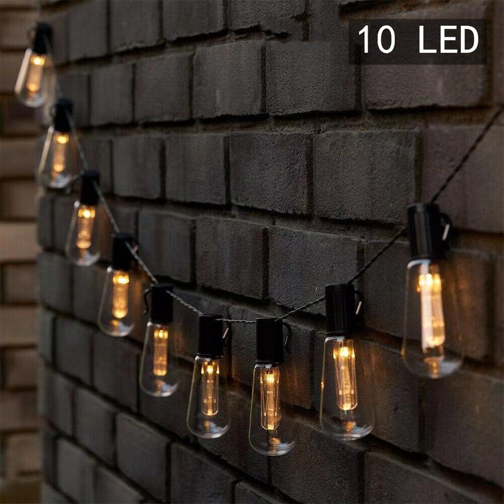 Outdoor Led String Lights Total Patio Lights with Remote Vintage Edison Bulbs, Outside Lights Waterproof for Porch Deck Garden