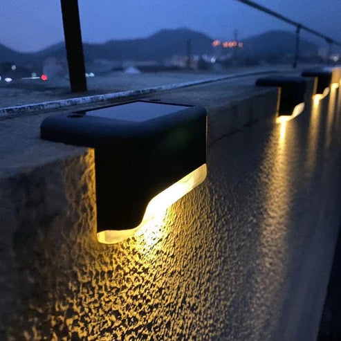 Rail lights for deck Solar Deck Lights Stair Lights Waterproof