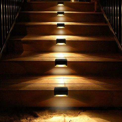 Rail lights for deck Solar Deck Lights Stair Lights Waterproof